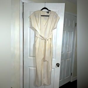Express XL Ivory jumpsuit